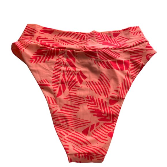 Aerie size L swim bikini bottom high cut cheeky LARGE - Picture 2 of 5